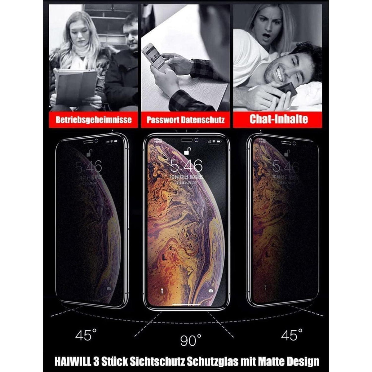 Matt Schutzfolie iPhone 17 Pro – Blickschutz & Kratzfest