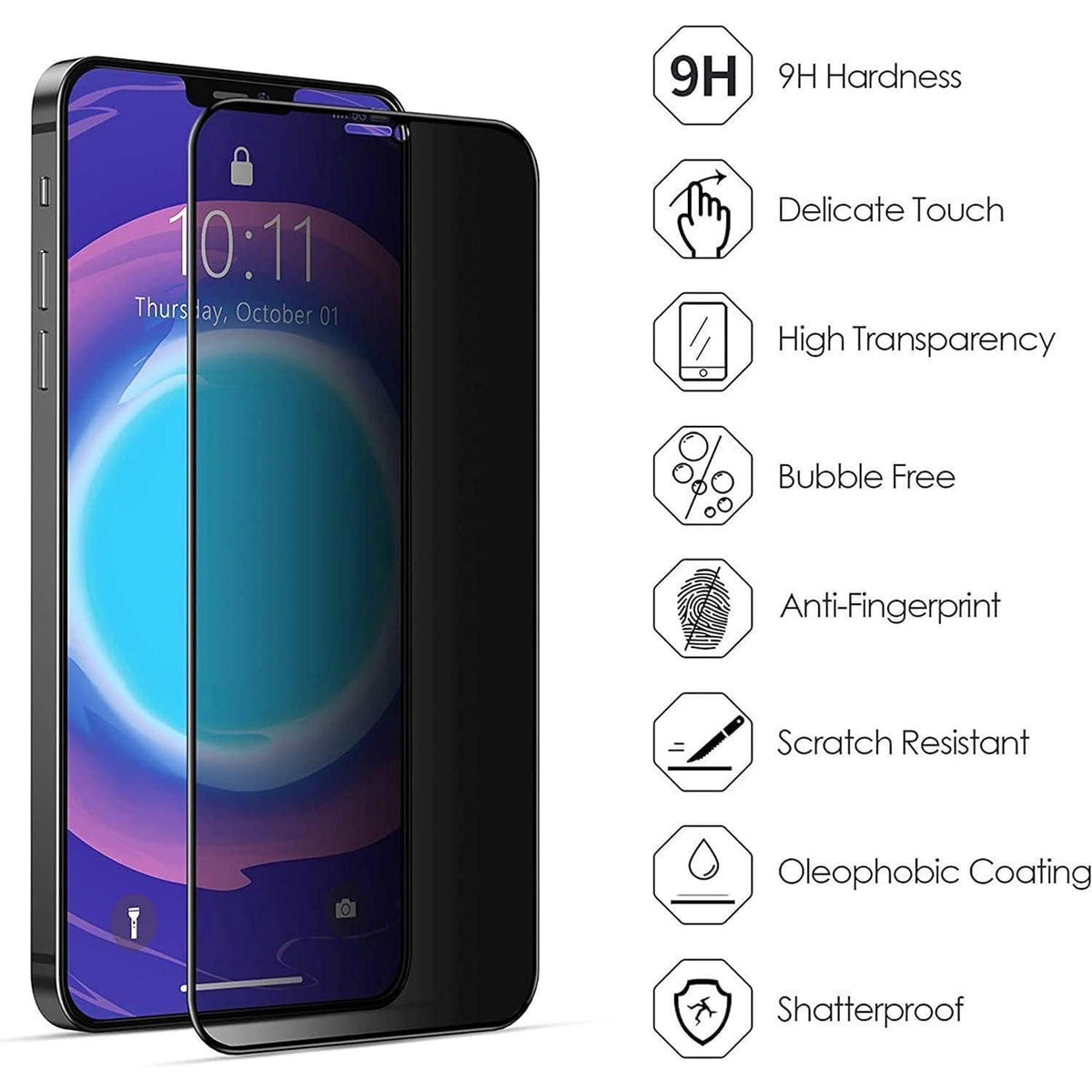 Matt Schutzfolie iPhone 17 Pro – Blickschutz & Kratzfest