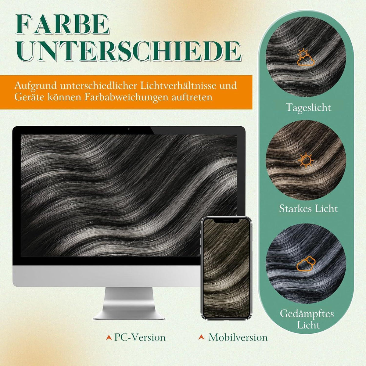 Echthaar Tape Extensions Schwarz Silber Ombre 55cm