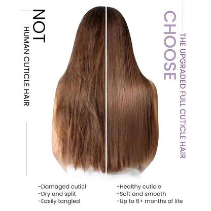 Echthaar Clip-in Extensions Blond 50cm – Volumenspendend & Längenverlängerung
