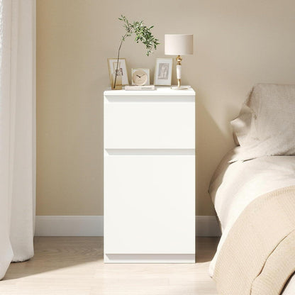 2er-Set Kommoden Weiß mit Schublade & Tür – Schlafzimmer Möbel