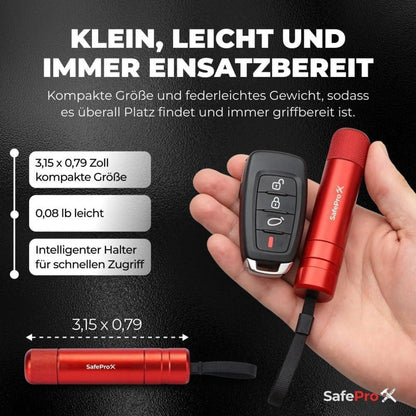 Notfallhammer Auto mit Gurtschneider (6er-Pack)