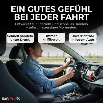 Notfallhammer Auto mit Gurtschneider (4er-Pack)