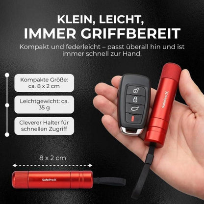 Notfallhammer Auto mit Gurtschneider (4er-Pack)