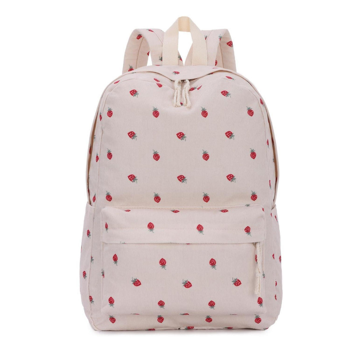 Erdbeer Rucksack Mädchen – Kawaii Schulrucksack für Teenager