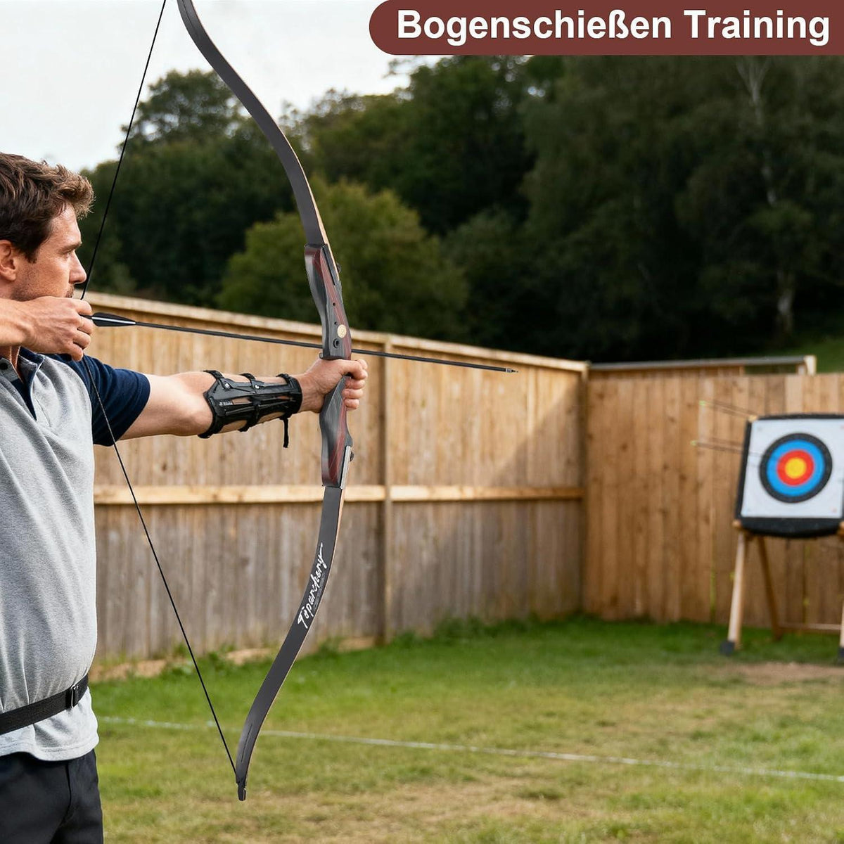 62" Recurvebogen 20-50lbs – Einsteigerbogen für Erwachsene