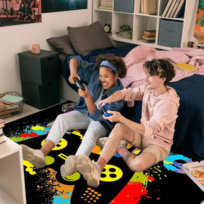 Gaming Teppich 3D Gamepad Design 120x160 cm – Rutschfest & Waschbar