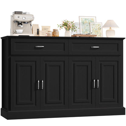 Küchenschrank 140cm mit Arbeitsplatte – Multifunktionales Sideboard