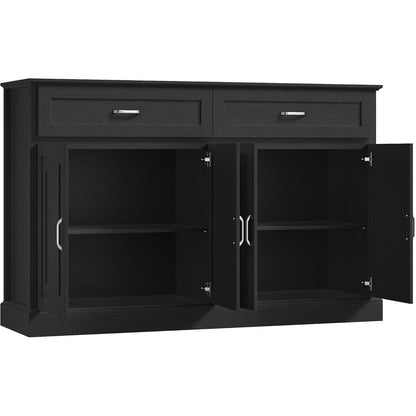 Küchenschrank 140cm mit Arbeitsplatte – Multifunktionales Sideboard