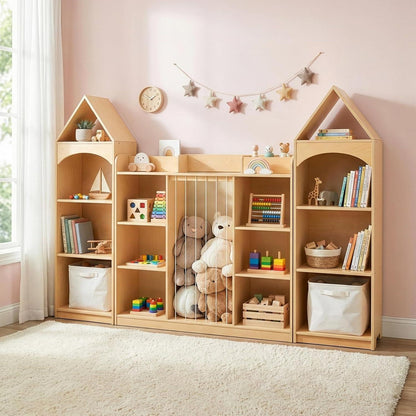 Kuscheltier Aufbewahrung & Kinderbuchregal – Spielzeugorganisator