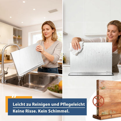 Magnetischer Messerblock Edelstahl – 40cm, Doppelseitig