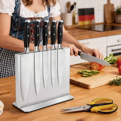 Magnetischer Messerblock Edelstahl – 40cm, Doppelseitig