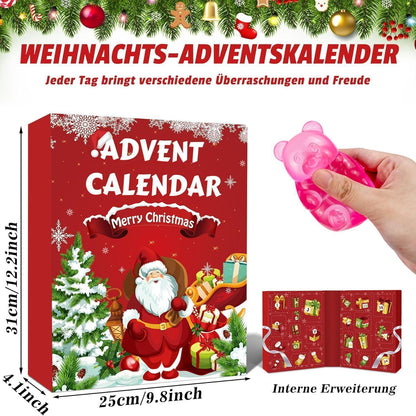 Fidget Adventskalender 2026 Kawaii Mochi Set Stressabbau Geschenk