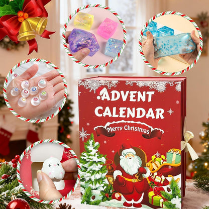 Fidget Adventskalender 2026 Kawaii Mochi Set Stressabbau Geschenk