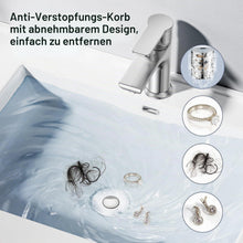 Pop-Up Abflusssieb Waschbecken 3in1 mit Filterkorb