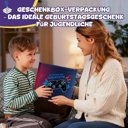 Gamer Geschenk 12. Geburtstag – Kissen, Socken & Geldkarte