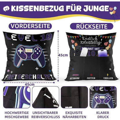Gamer Geschenk 12. Geburtstag – Kissen, Socken & Geldkarte