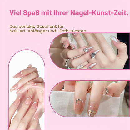 3x Acryl Pinsel Set für Nageldesign – 8/10/14 Größen