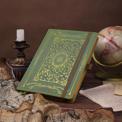 Gepunktetes B5 Tagebuch mit Hardcover und Lesezeichen