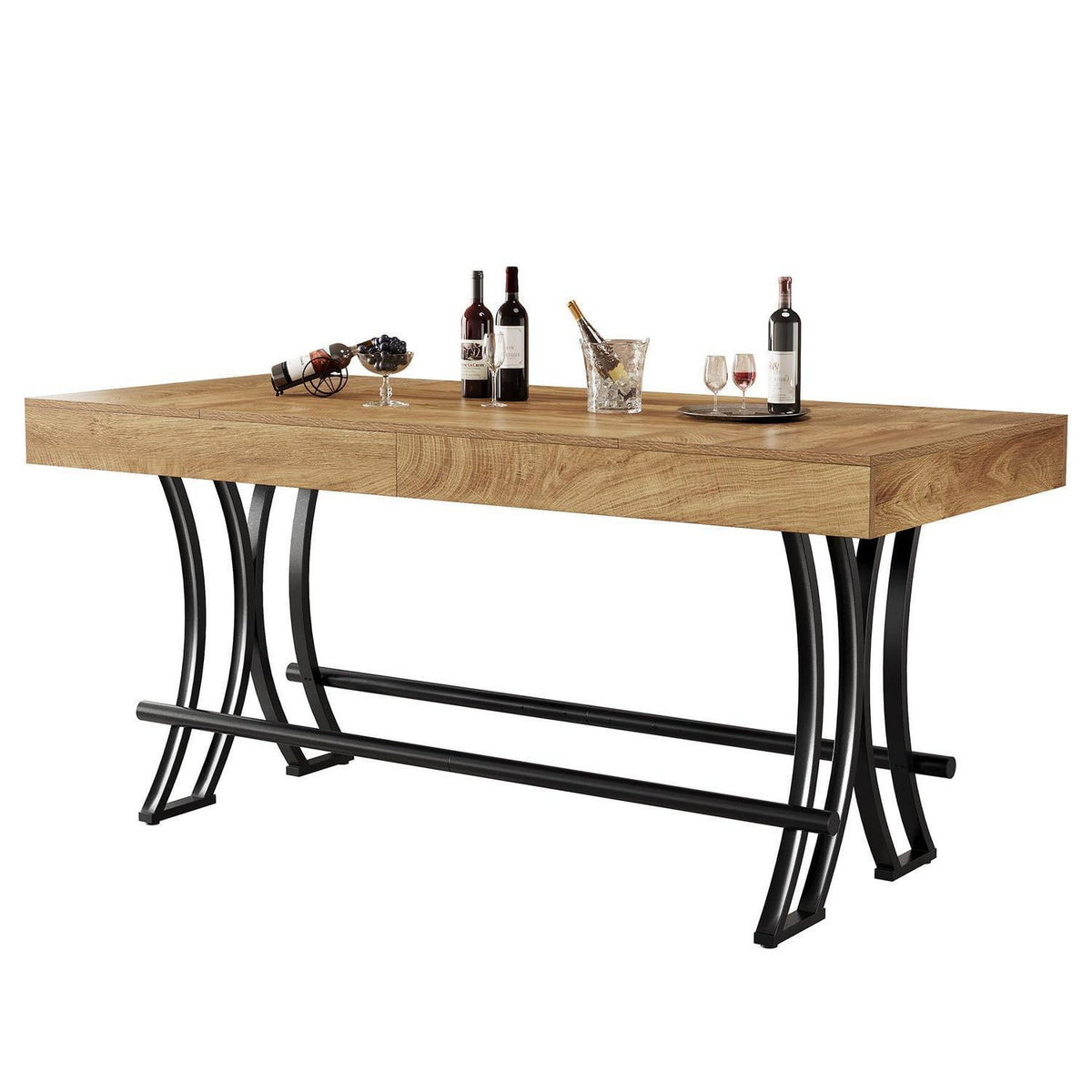 Tribesigns Bartisch 160cm – Stehtisch für Küche & Wohnzimmer