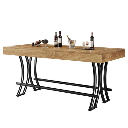 Tribesigns Bartisch 160cm – Stehtisch für Küche & Wohnzimmer