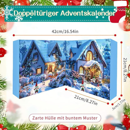 Adventskalender Wichtel 24 Tage Countdown Deko für Erwachsene