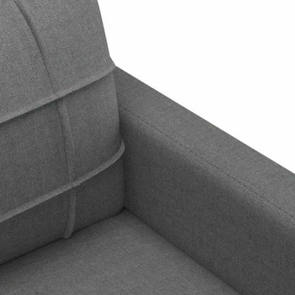 Sofasessel Polstersofa Dunkelgrau – Bequemes Loungesofa mit Kissen