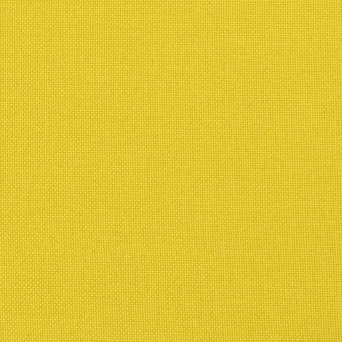 2-Sitzer Sofa Hellgelb – Bequemes Polstersofa mit Kissen
