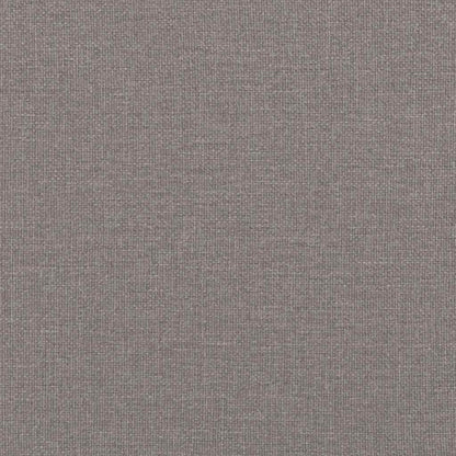 2-Sitzer Sofa Taupe – Bequemes Polstersofa mit Kissen