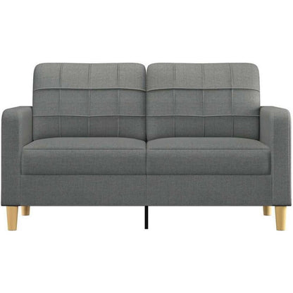 2-Sitzer Sofa Bodensofa mit Bettfunktion – Dunkelgrau 140cm