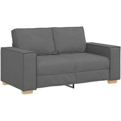 Graues Sofa-Set: 3-Sitzer, 2-Sitzer & Sessel