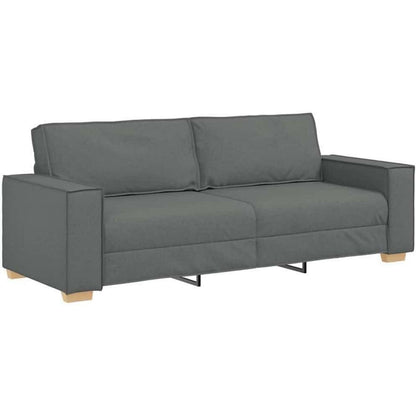 Graues Sofa-Set: 3-Sitzer, 2-Sitzer & Sessel
