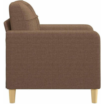 Bodensofa mit Pillow-Support – Bequemes Schlafsofa Braun