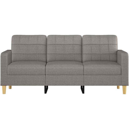 3-Sitzer Bodensofa mit Bettfunktion & Pillow Back – Taupe 180cm