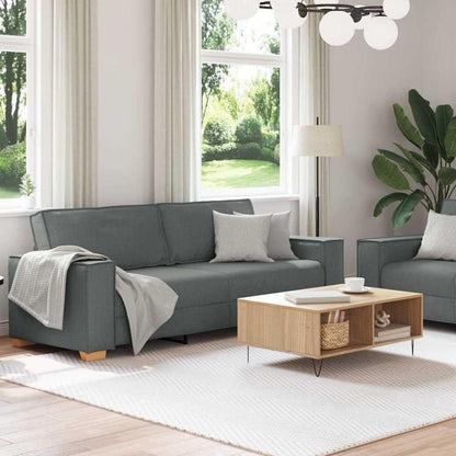 Graues Stoffsofa 2-Sitzer & 3-Sitzer Set – Komfortabel & Robust
