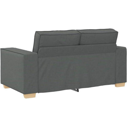 Graues Stoffsofa 2-Sitzer & 3-Sitzer Set – Komfortabel & Robust