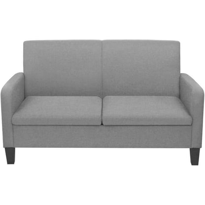Modernes 2-Sitzer Schlafsofa Hellgrau