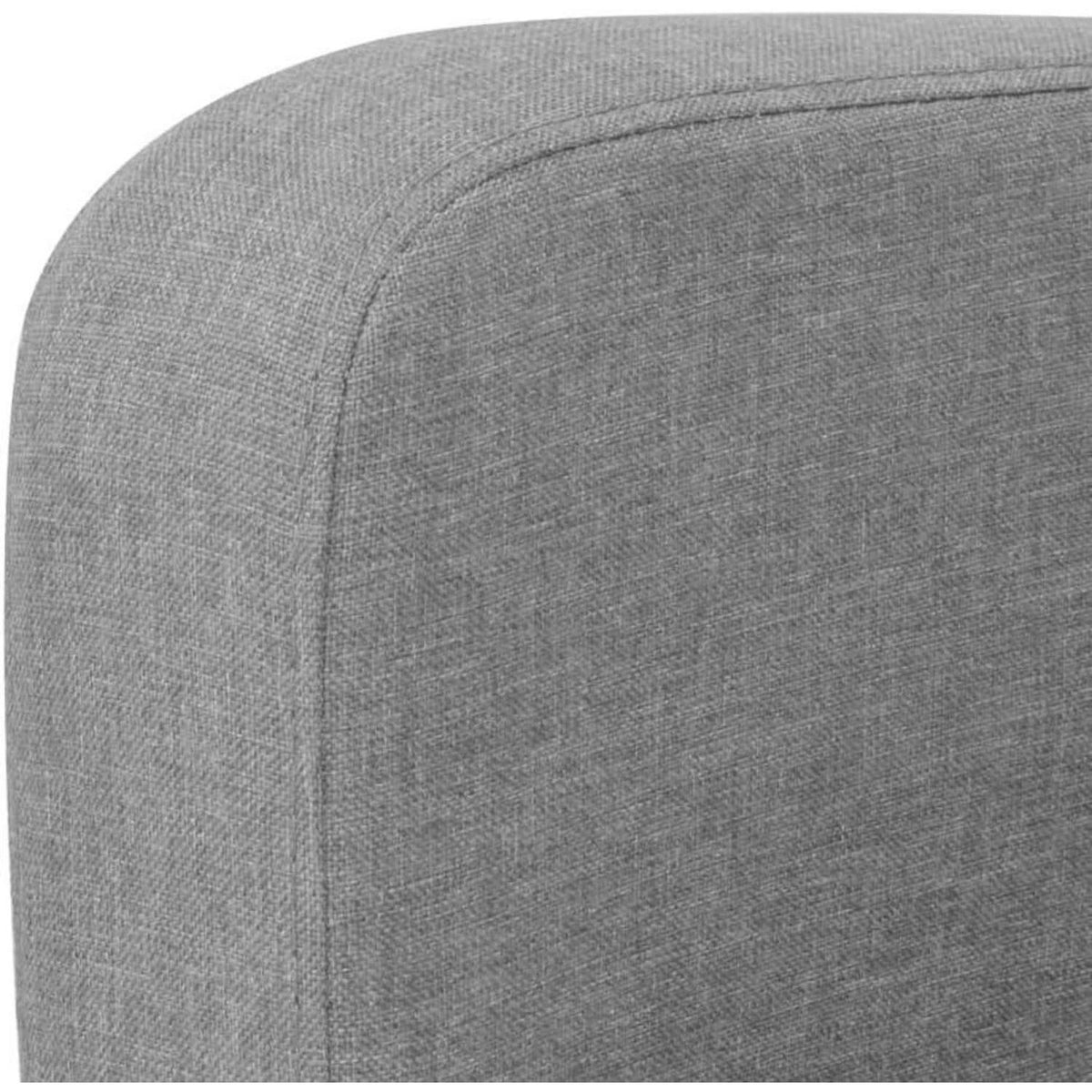 Modernes 2-Sitzer Schlafsofa Hellgrau