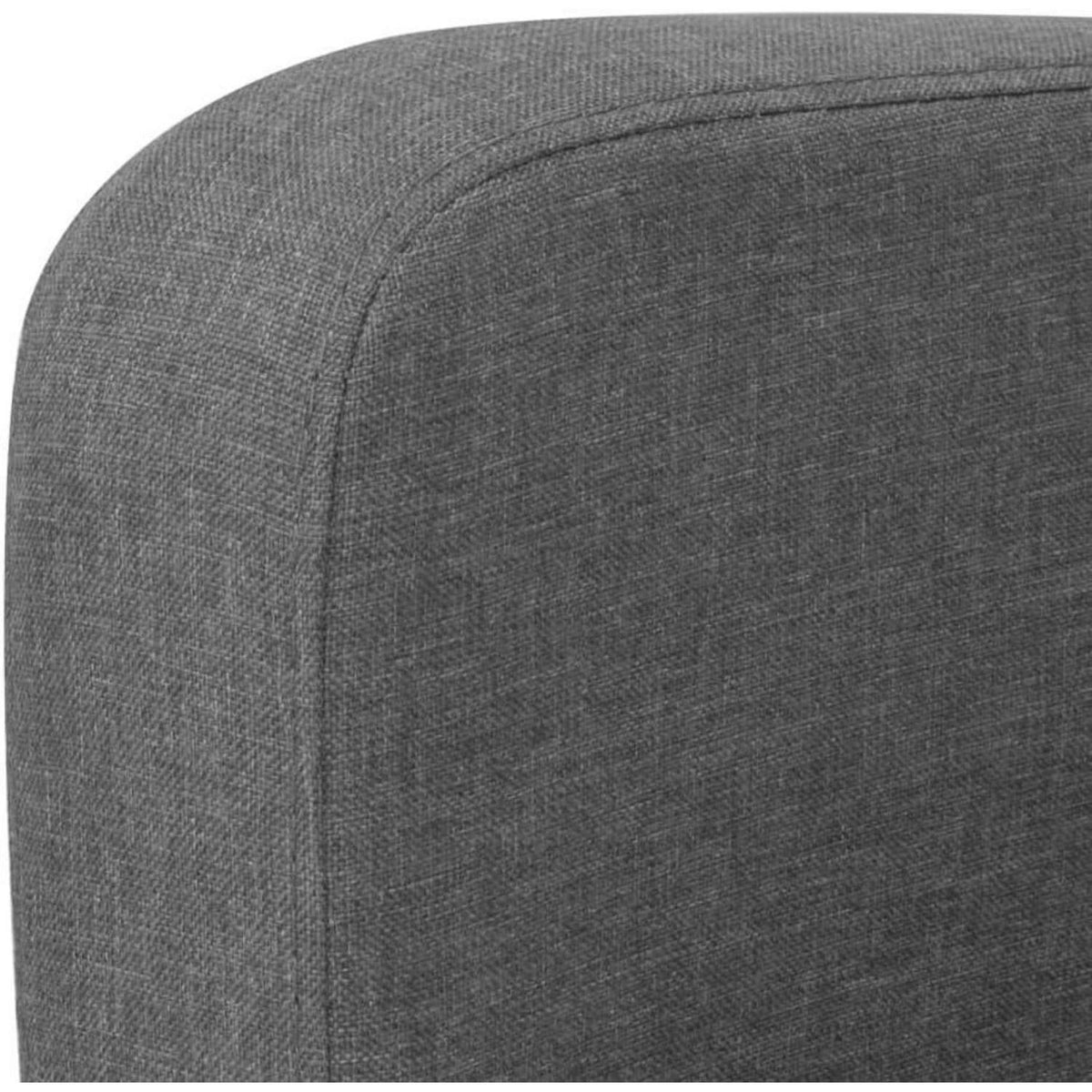 Modernes 2-Sitzer Schlafsofa Dunkelgrau