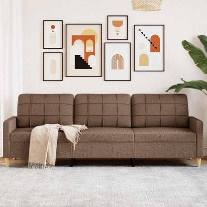 3-Sitzer Sofa mit Schlaffunktion, Braun, 210 cm