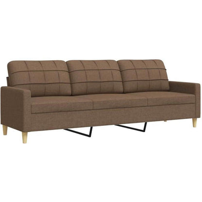 3-Sitzer Sofa mit Schlaffunktion, Braun, 210 cm