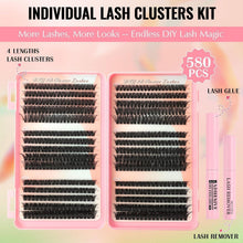 Wimpern Extensions Kit 580 St. | 10-16mm | Kleber & Entferner