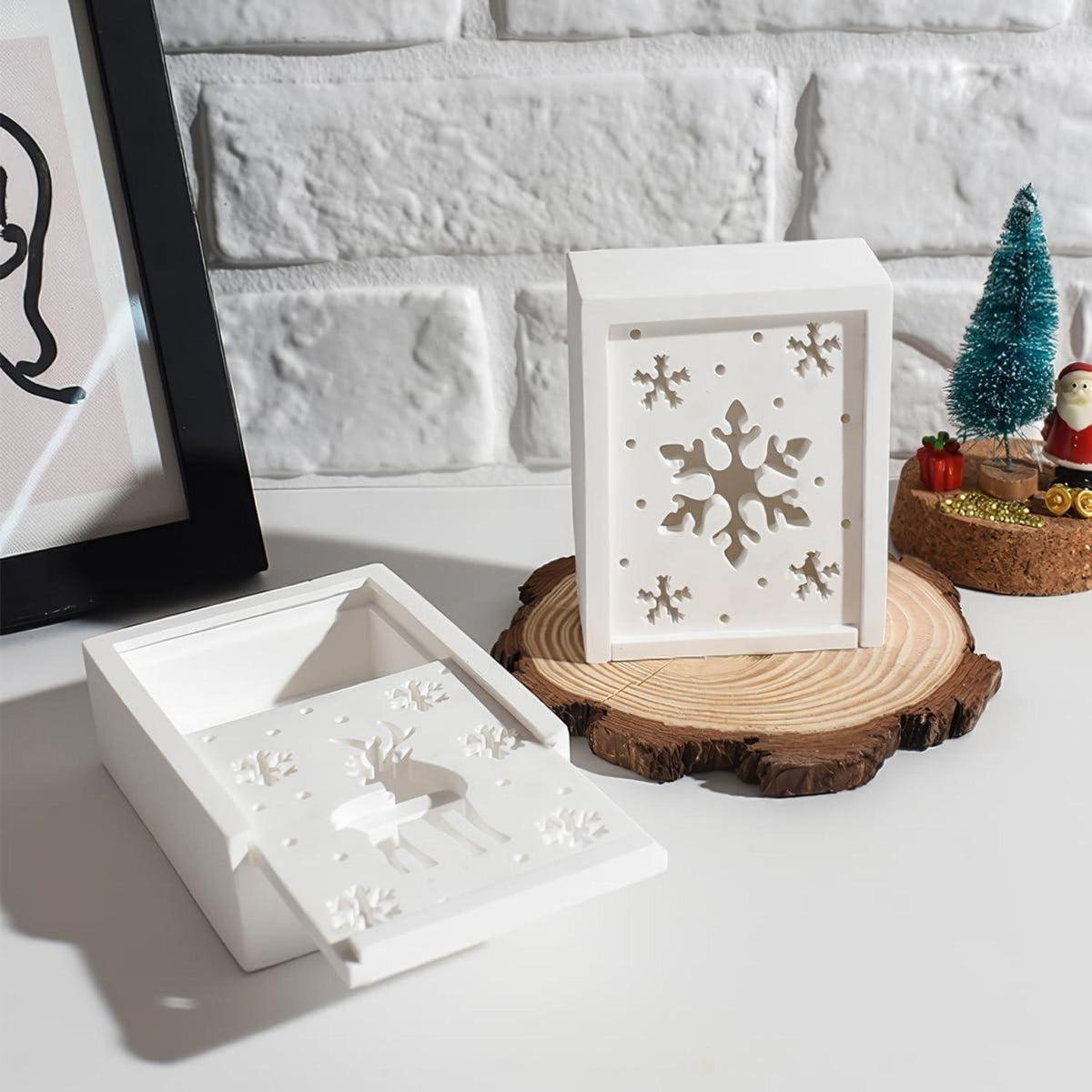 Silikonformen Weihnachten – 6 Gießformen Geldgeschenk DIY
