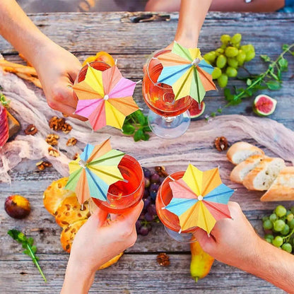 50 Cocktailspieße mit Schirm – Party & Bar Zubehör