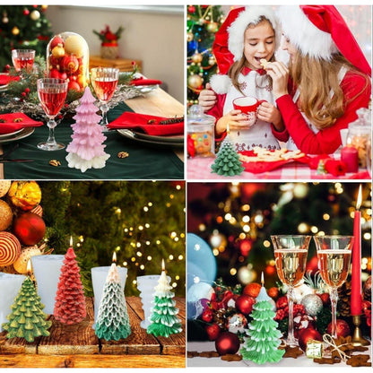 Kerzen Set Weihnachten – Silikonformen für DIY Aromatherapie