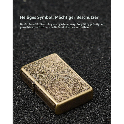 Vintage Benzinfeuerzeug aus Messing – Constantine Design
