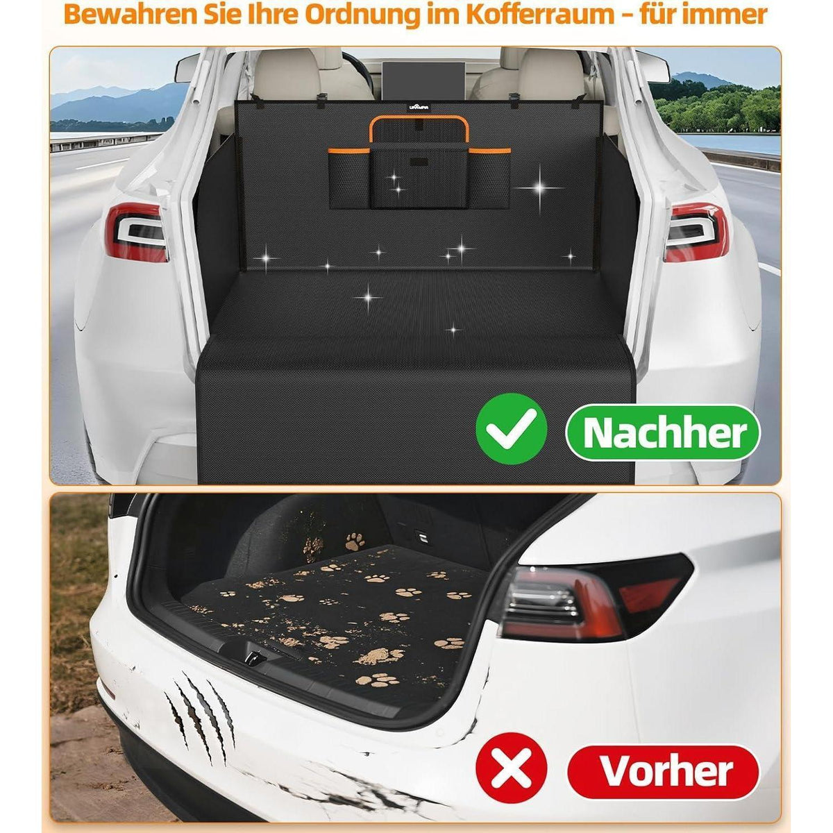 Kofferraumschutz Hund – Wasserdichte Schutzmatte für Auto & SUV