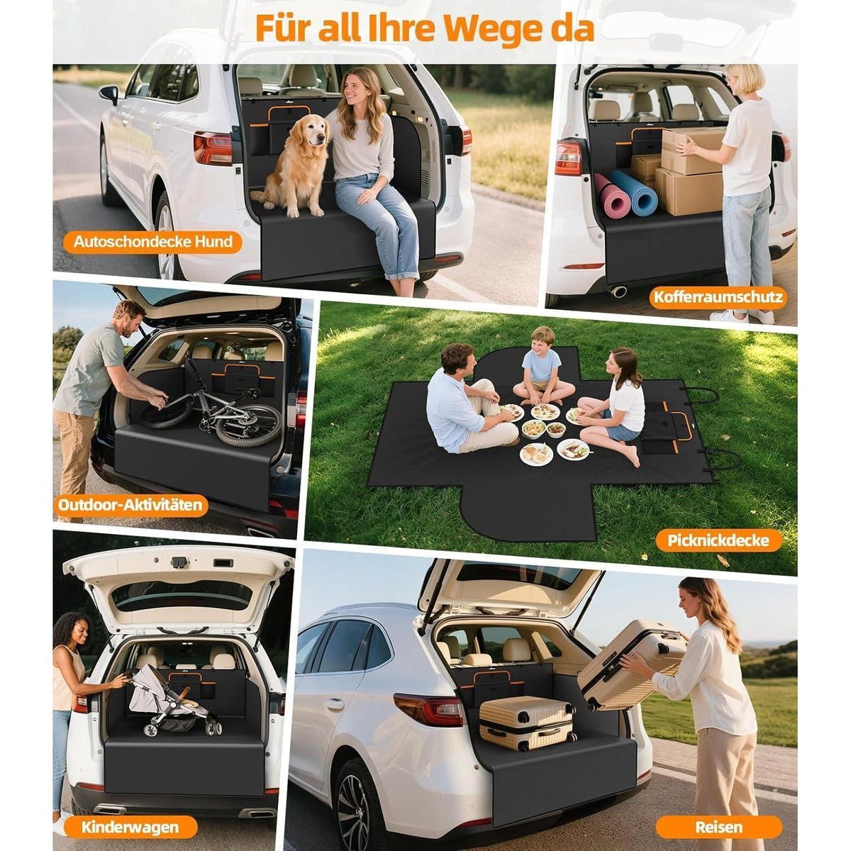Kofferraumschutz Hund – Wasserdichte Schutzmatte für Auto & SUV