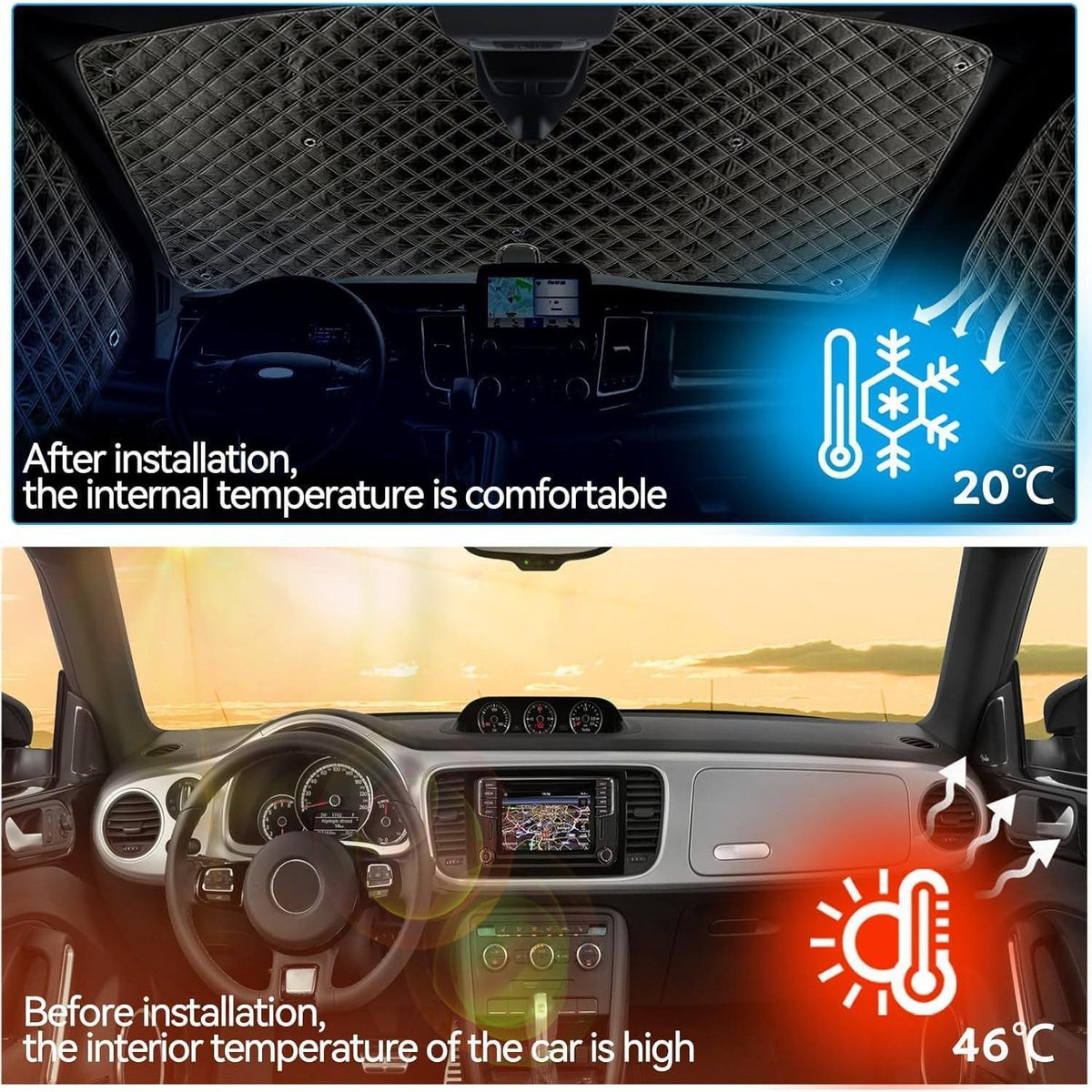 Thermo Innenrollo Set Mercedes Sprinter 2019-2025