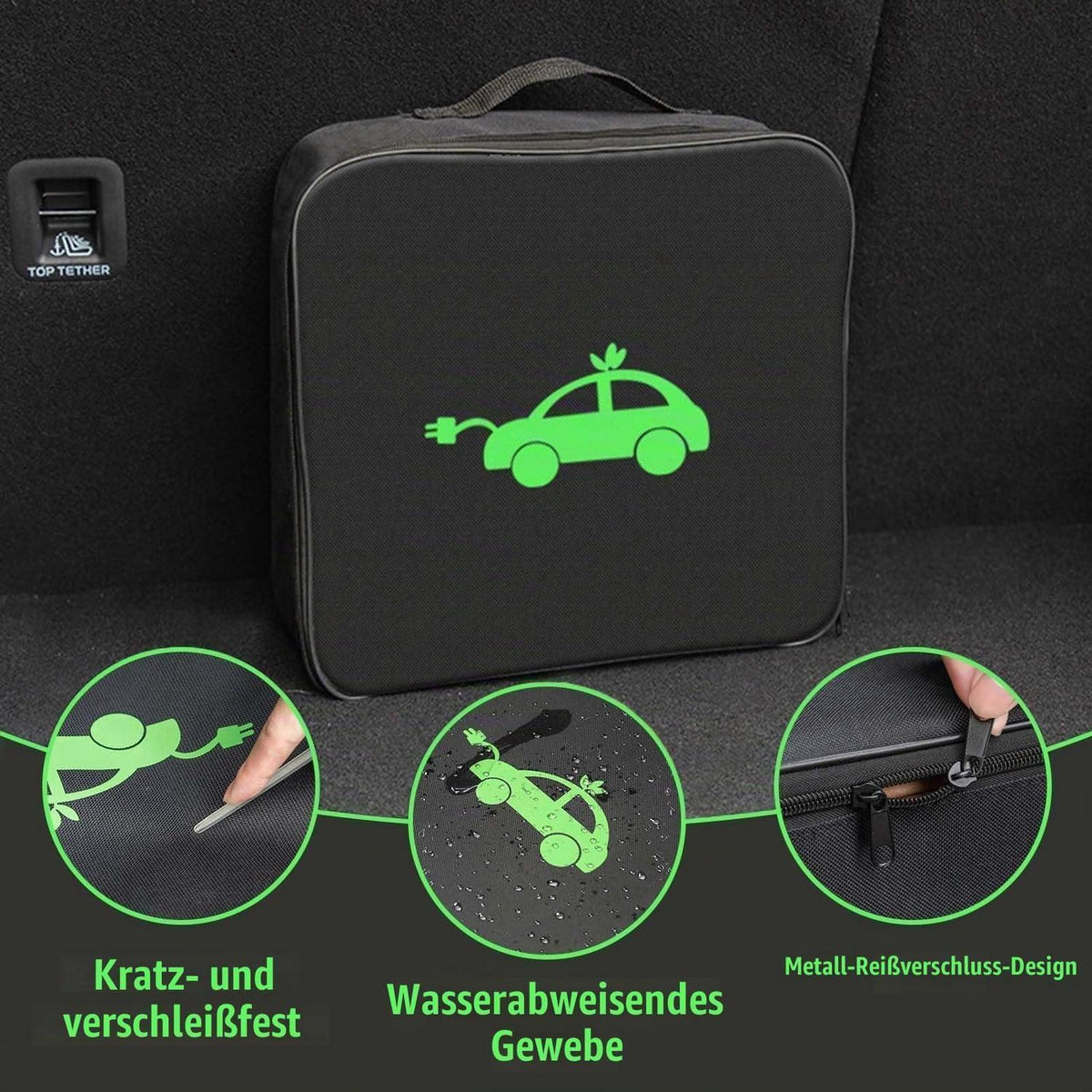 Wasserdichte Kabeltasche für Elektroauto Ladekabel